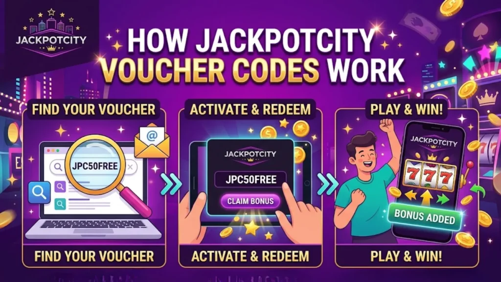 How JackpotCity Casino Voucher Code Work 