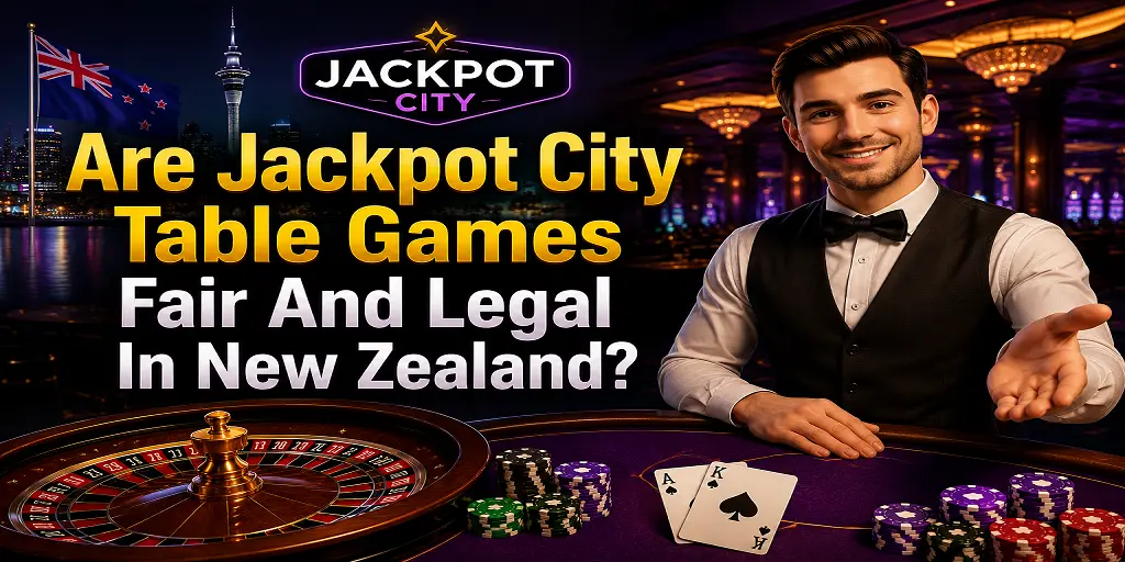 Are Jackpot City Table Games Fair And Legal In New Zealand