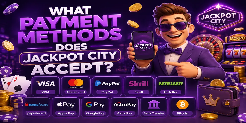What Payment Methods Does Jackpot City Accept